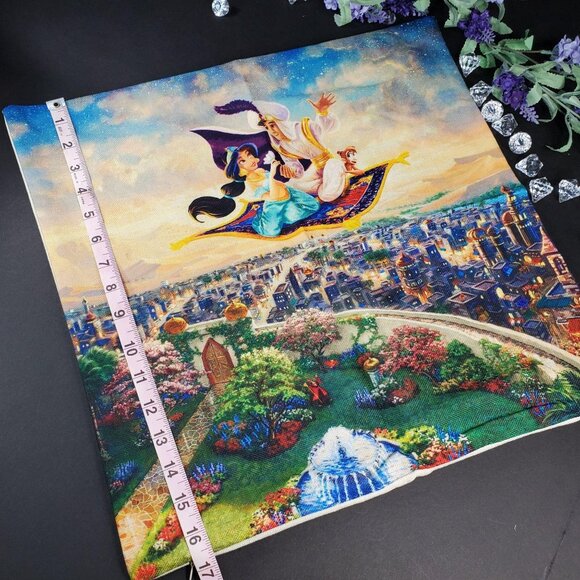 Aladding Jasmine Throw Pillowcase Princess Accent Sham Pillow Cushion Cover Home - Picture 3 of 13